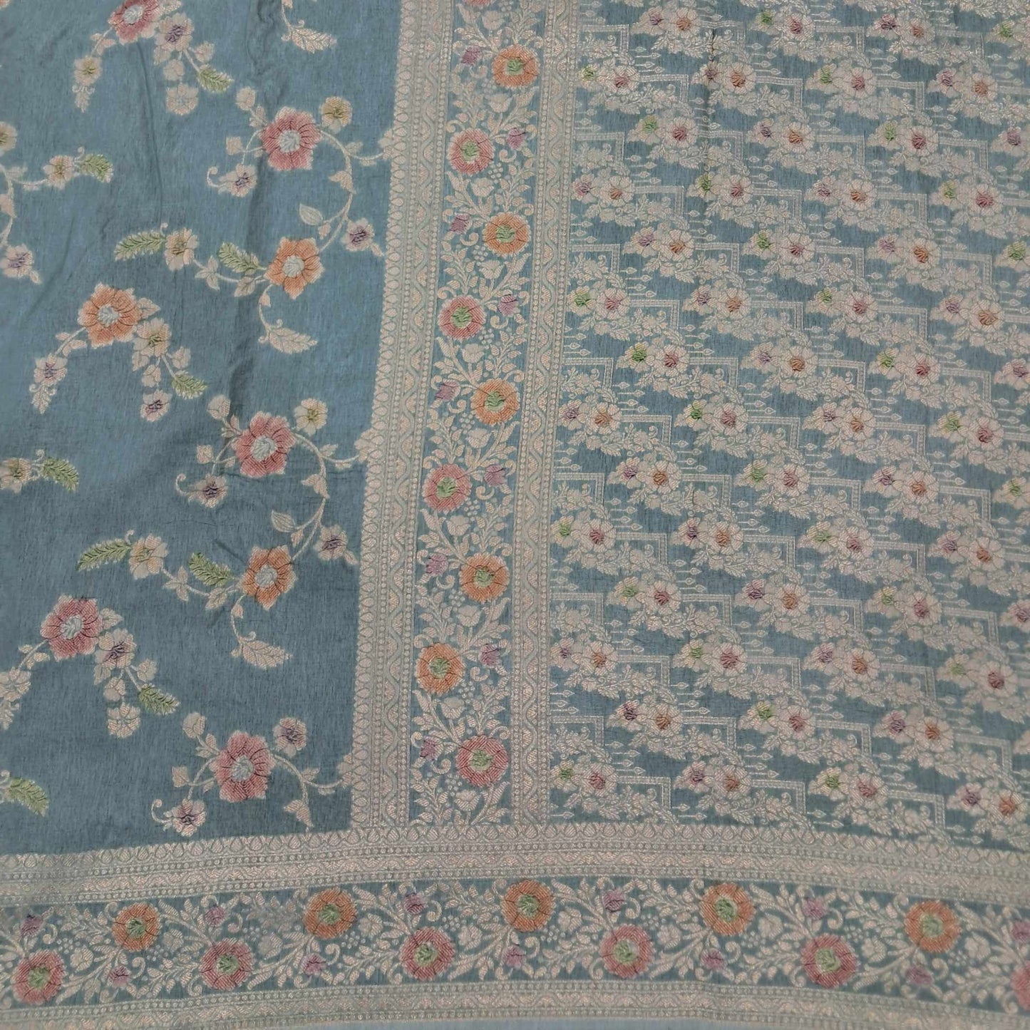 Russian Dola Meena Handbrush Saree