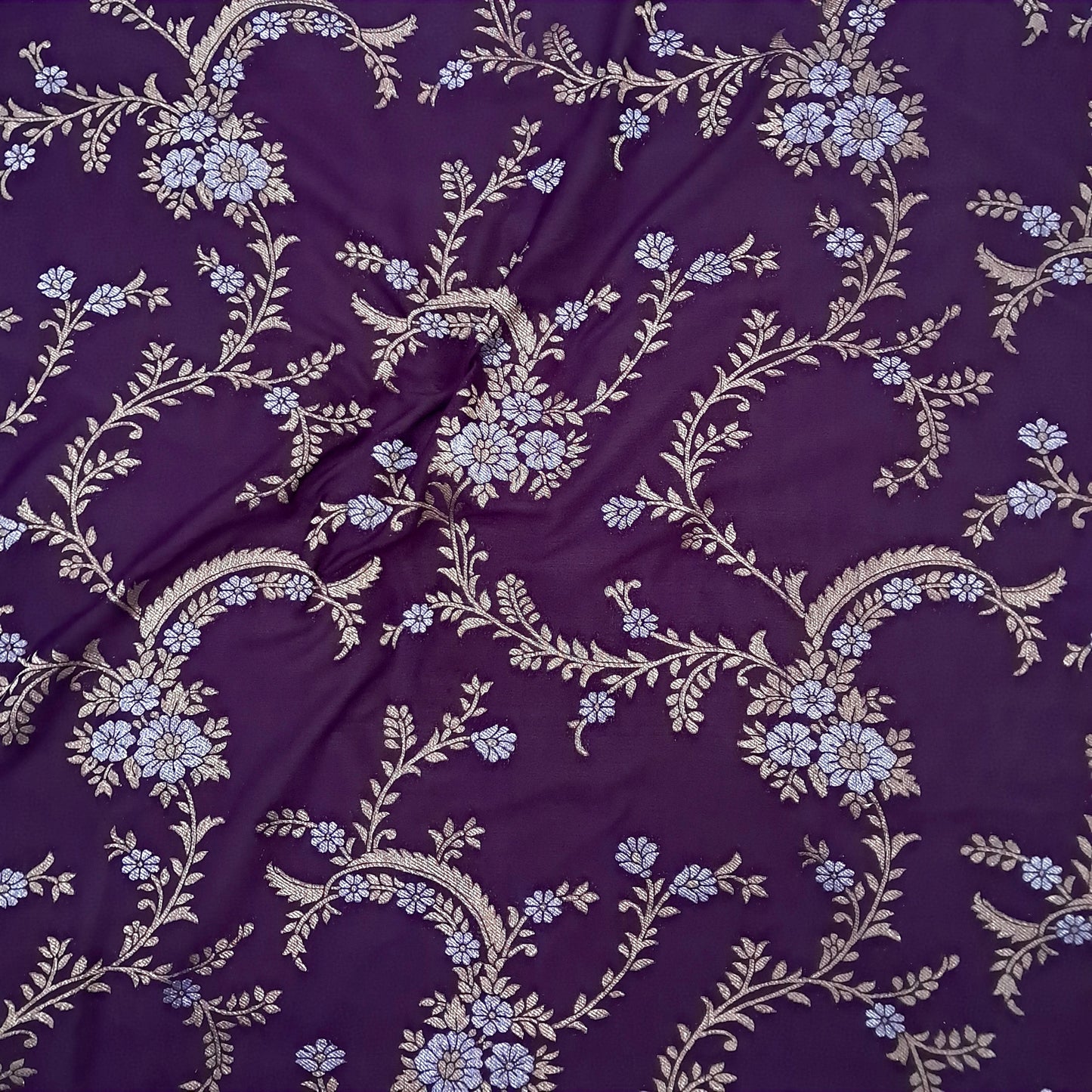 Gold & Silver Woven Meena Saree