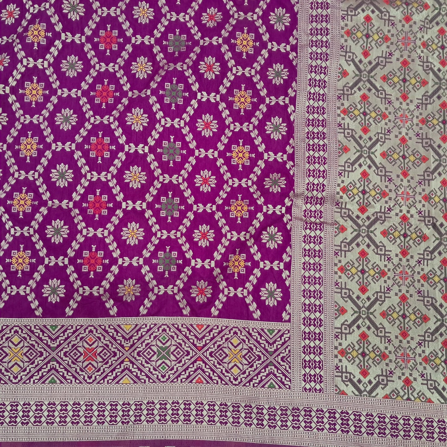 Multi Meena Banarsi Saree