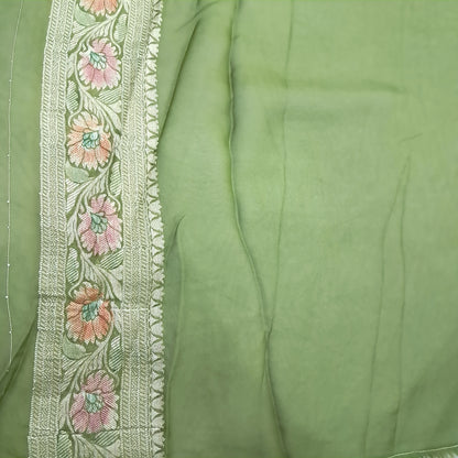 Choti Jal Pure Viscose Meena Handbrush Saree