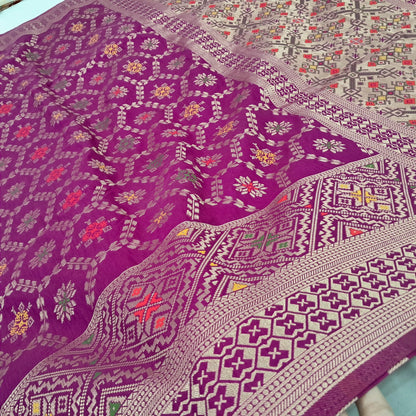 Multi Meena Banarsi Saree
